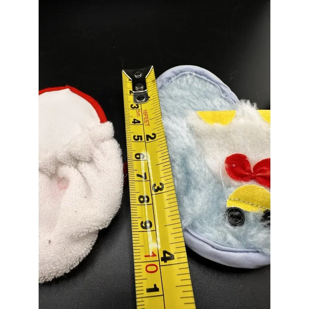 16” 18” 2 Pairs Of‎ Doll Slippers Penguin Blue White And Red With Squeaker CPK
